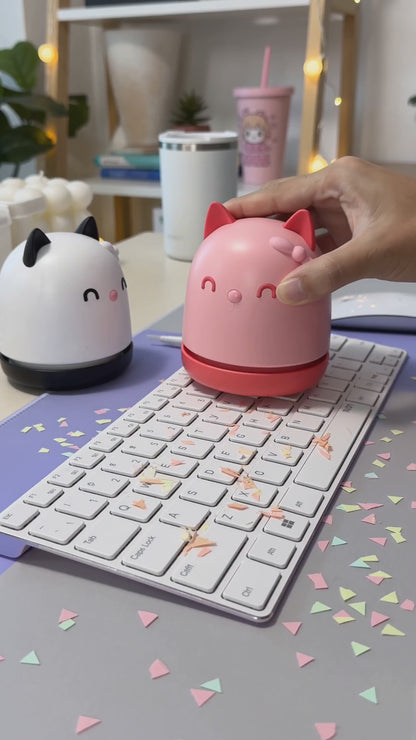 Key-Clean 04. Cat Desktop Vacuum Cleaner and Keyboard Cleaner